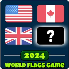 Взломанная World Flags Quiz Game [MOD: открыты все флаги и уровни] на Андроид