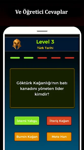 Tarih Bilgi Yarışması [MOD: безлимитные подсказки и правильные ответы] Screenshot 2