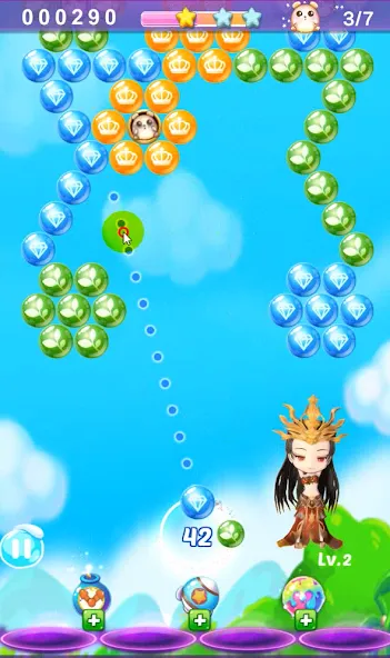 Shoot Bubble Puzzle [MOD: безлимитные монеты и все уровни] Screenshot 3