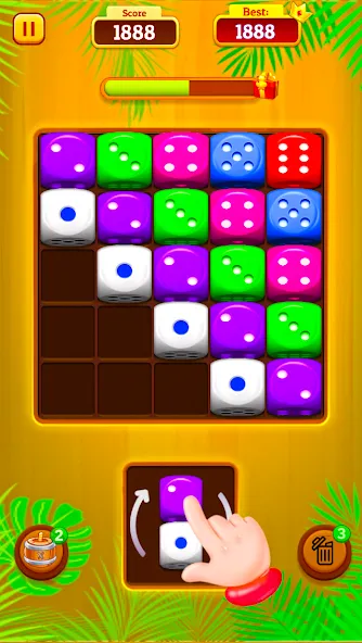 Dice Merge: Dice Mania Game [MOD: безлимитные деньги и все уровни] Screenshot 3