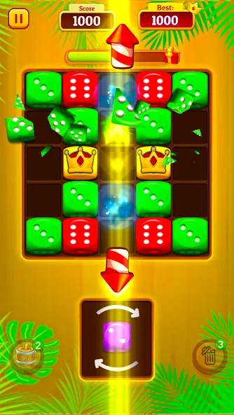 Dice Merge: Dice Mania Game [MOD: безлимитные деньги и все уровни] Screenshot 4