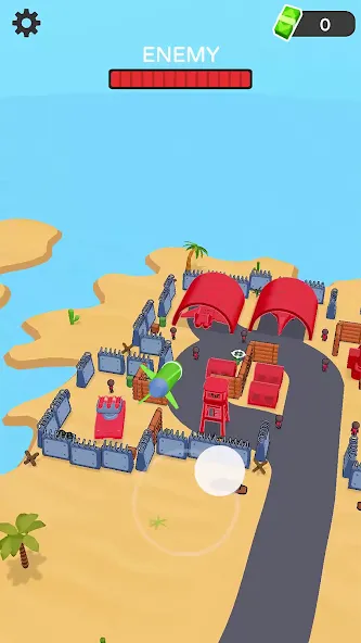 Artillery Defense [MOD: безлимитные деньги и мощное оружие] Screenshot 2