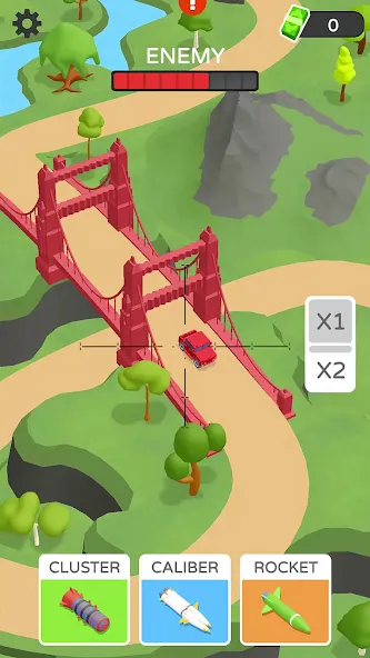 Artillery Defense [MOD: безлимитные деньги и мощное оружие] Screenshot 4