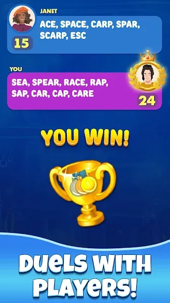 Gold for words: anagram games [MOD: много золота и подсказок] Screenshot 2