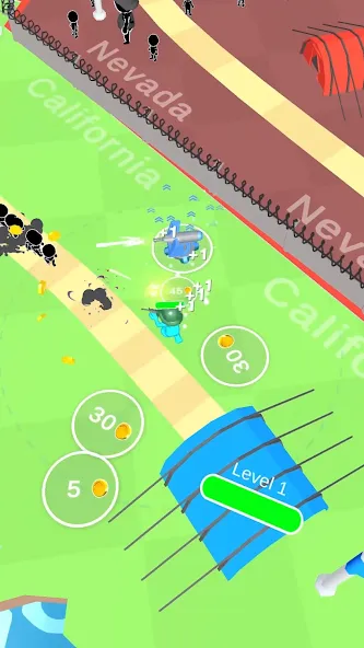 Fight For America: Country War [MOD: безлимитные деньги и оружие] Screenshot 2