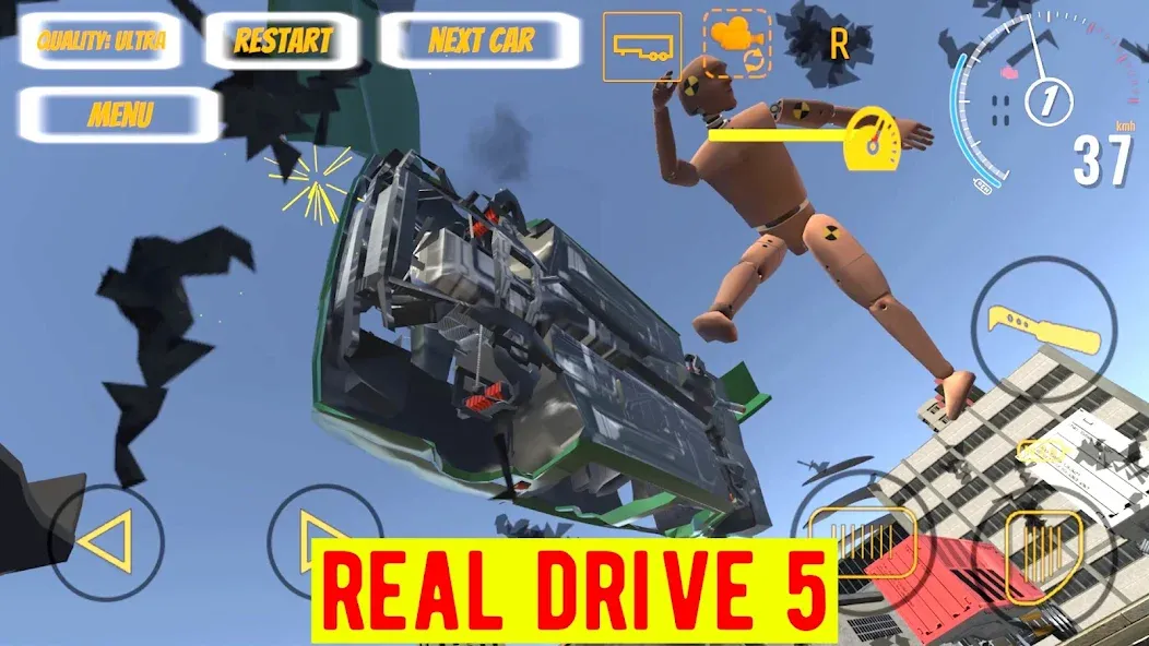 Real Drive 5 [MOD: безлимитные деньги и топливо] Screenshot 2