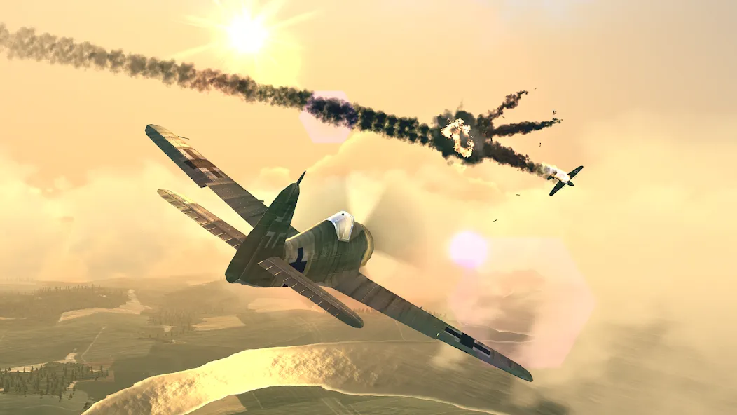 Warplanes: WW2 Dogfight [MOD: безлимитные деньги и топливо] Screenshot 2