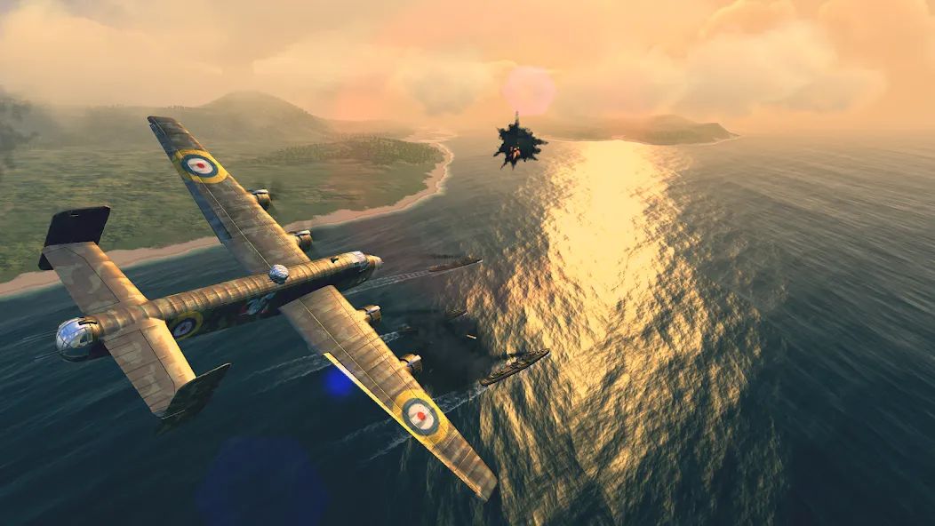 Warplanes: WW2 Dogfight [MOD: безлимитные деньги и топливо] Screenshot 3