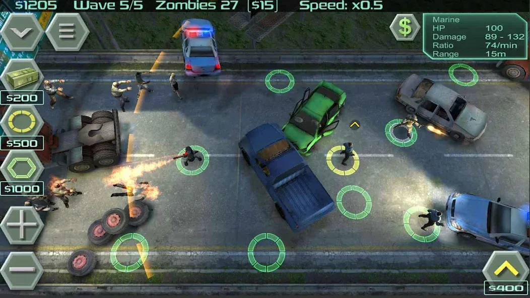 Zombie Defense [MOD: безлимитные ресурсы и мощное оружие] Screenshot 2