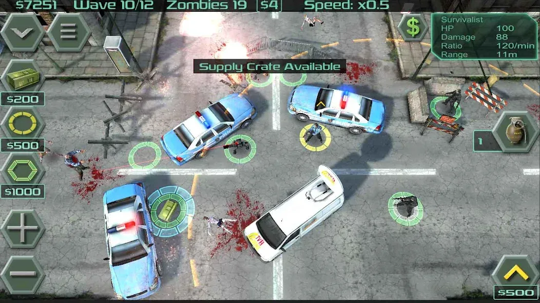 Zombie Defense [MOD: безлимитные ресурсы и мощное оружие] Screenshot 3