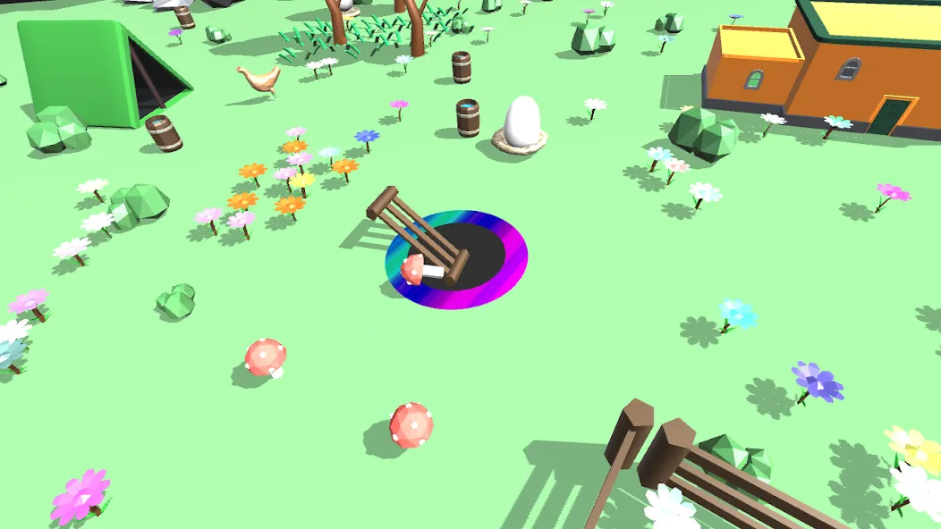 Hole Vacuum 3D [MOD: безлимитные деньги и все уровни открыты] Screenshot 1