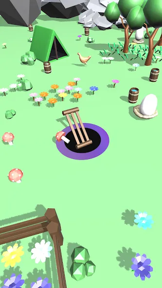 Hole Vacuum 3D [MOD: безлимитные деньги и все уровни открыты] Screenshot 5