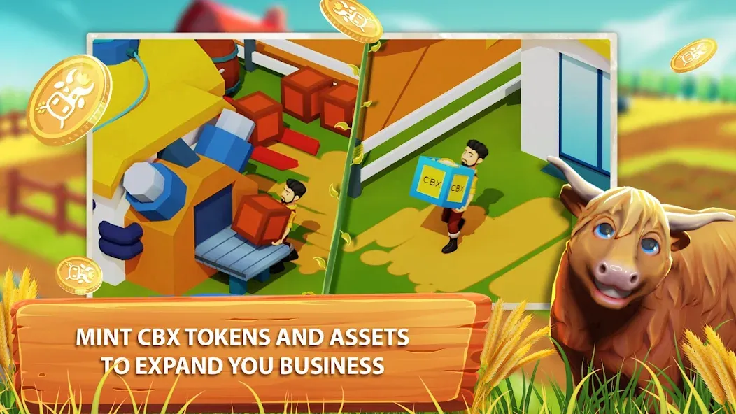 CropBytes: A Crypto Farm Game [MOD: безлимитные ресурсы и криптовалюта] Screenshot 3