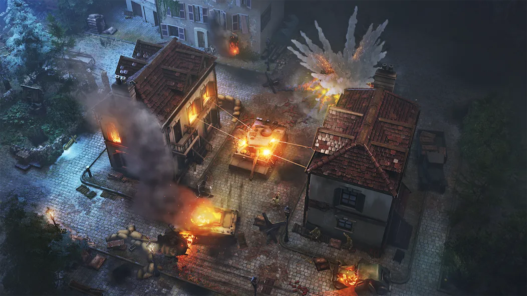 World War Armies: WW2 PvP RTS [MOD: безлимитные ресурсы и мощная армия] Screenshot 2
