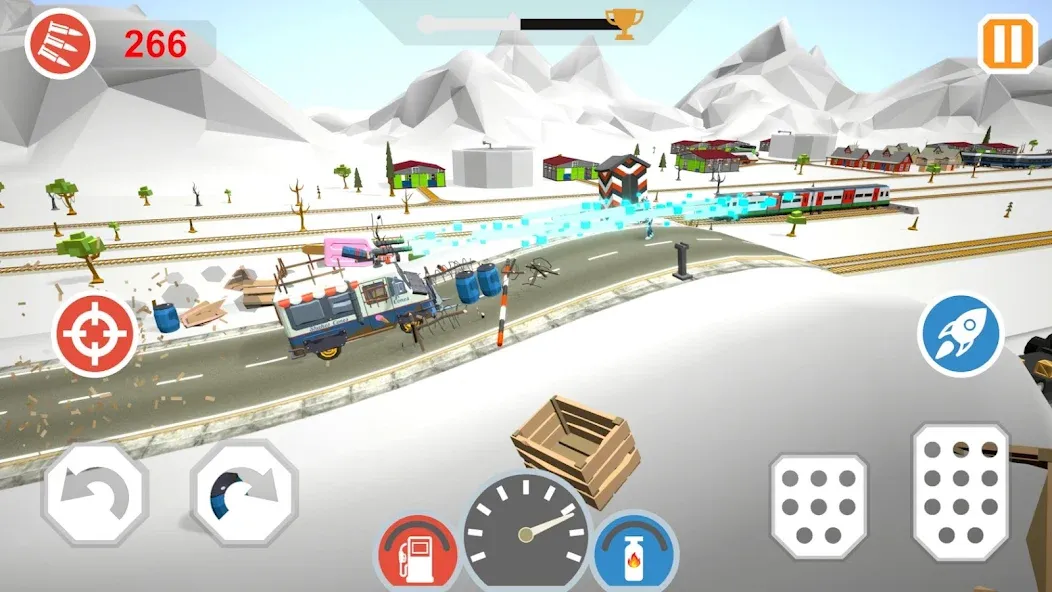 Zombie Cars Crush: Racing Die [MOD: безлимитные деньги и топливо] Screenshot 4