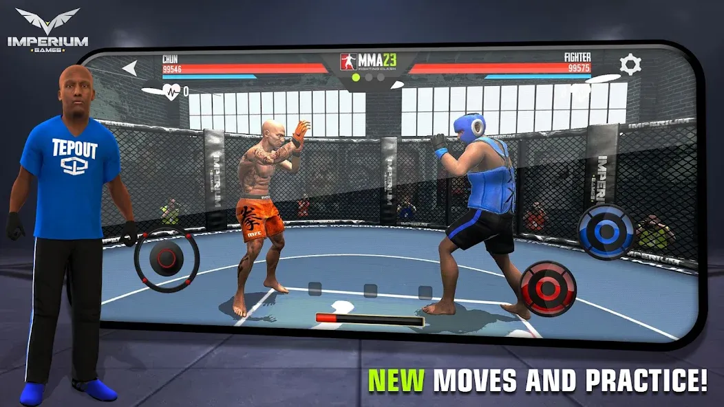MMA - Fighting Clash 23 [MOD: безлимитные деньги и энергия] Screenshot 3
