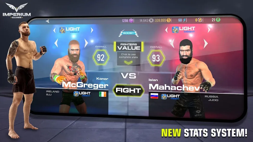 MMA - Fighting Clash 23 [MOD: безлимитные деньги и энергия] Screenshot 5