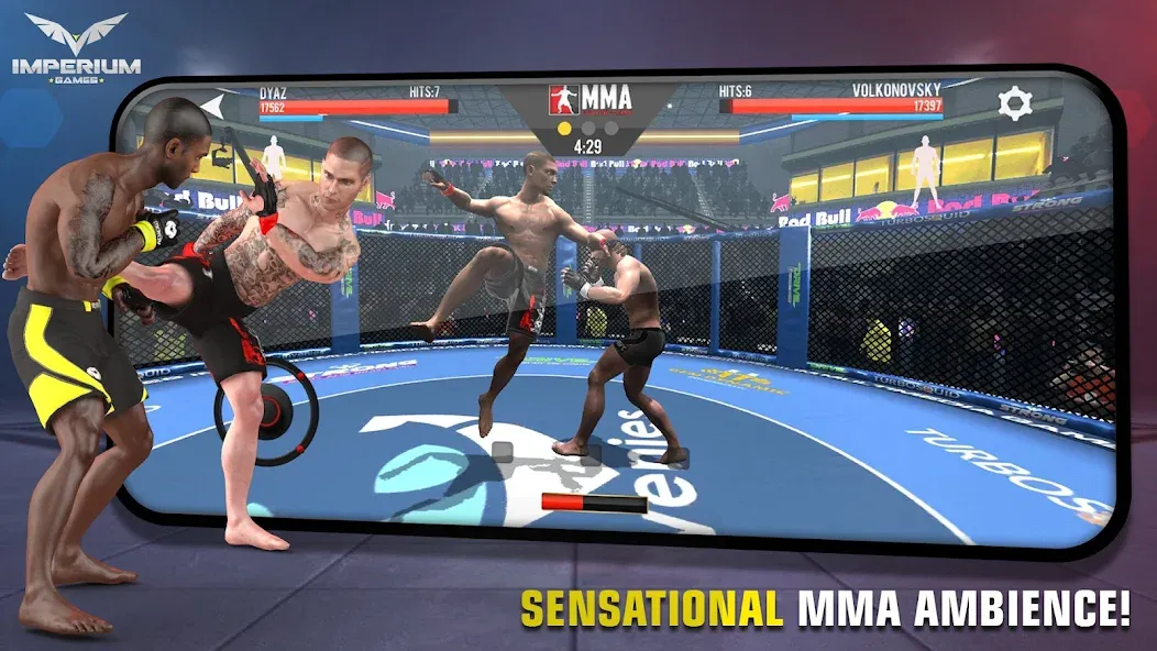 MMA Fighting Clash [MOD: разблокированы бойцы и безлимитные деньги] Screenshot 3