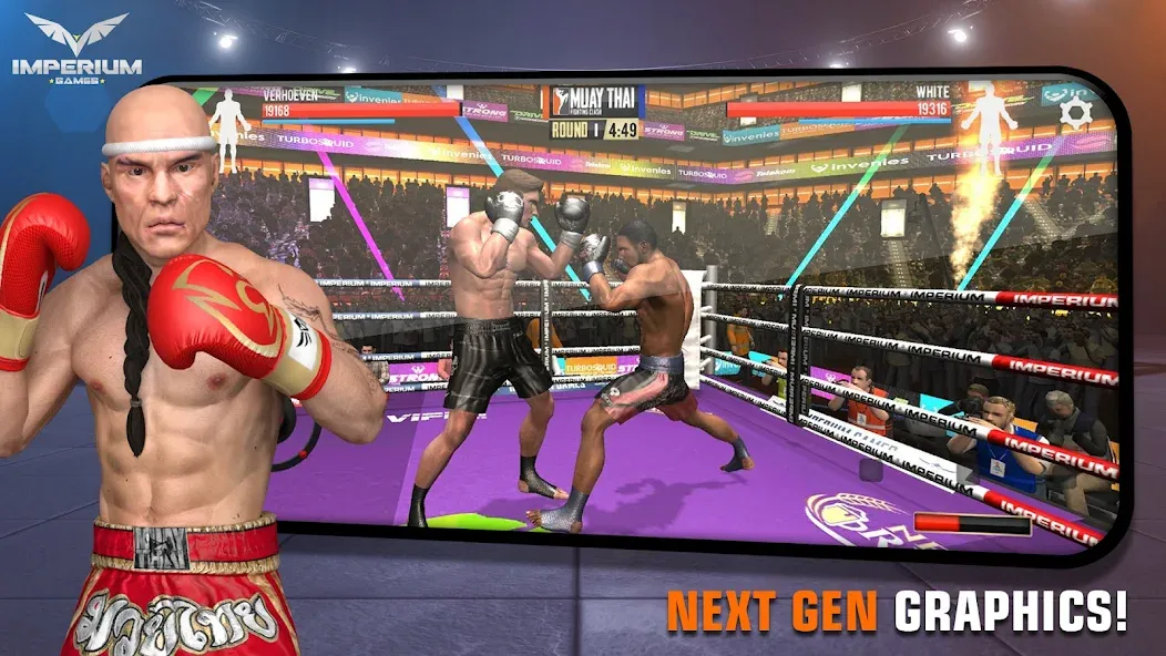 Muay Thai 2 - Fighting Clash [MOD: безлимитные деньги и энергия] Screenshot 1