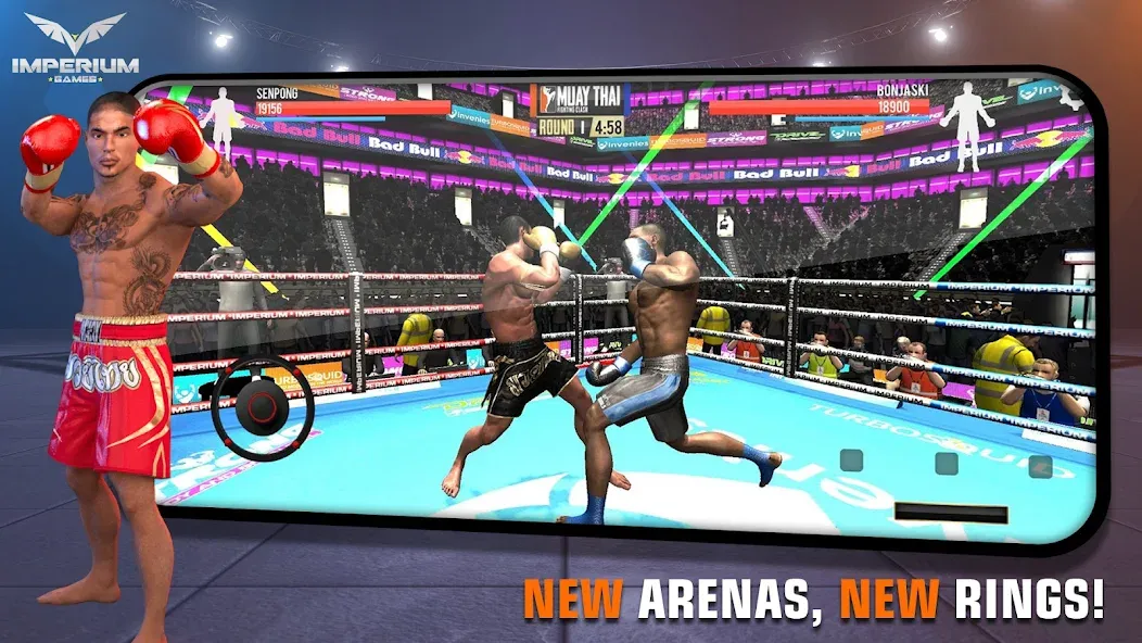 Muay Thai 2 - Fighting Clash [MOD: безлимитные деньги и энергия] Screenshot 2