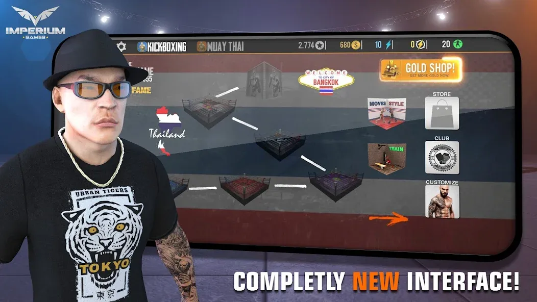 Muay Thai 2 - Fighting Clash [MOD: безлимитные деньги и энергия] Screenshot 4