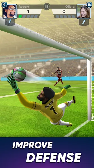 SOCCER Kicks - Stars Strike 24 [MOD: безлимитные монеты и все игроки] Screenshot 4