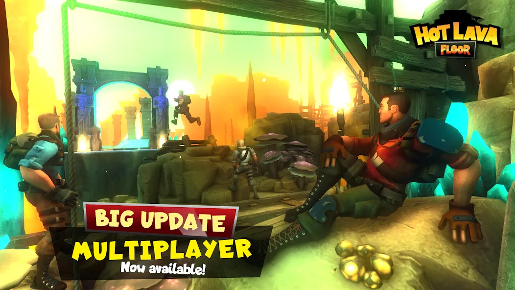 Hot Lava Floor: Urban Escape [MOD: безлимитные деньги и все уровни открыты] Screenshot 1