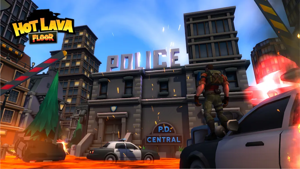 Hot Lava Floor: Urban Escape [MOD: безлимитные деньги и все уровни открыты] Screenshot 4