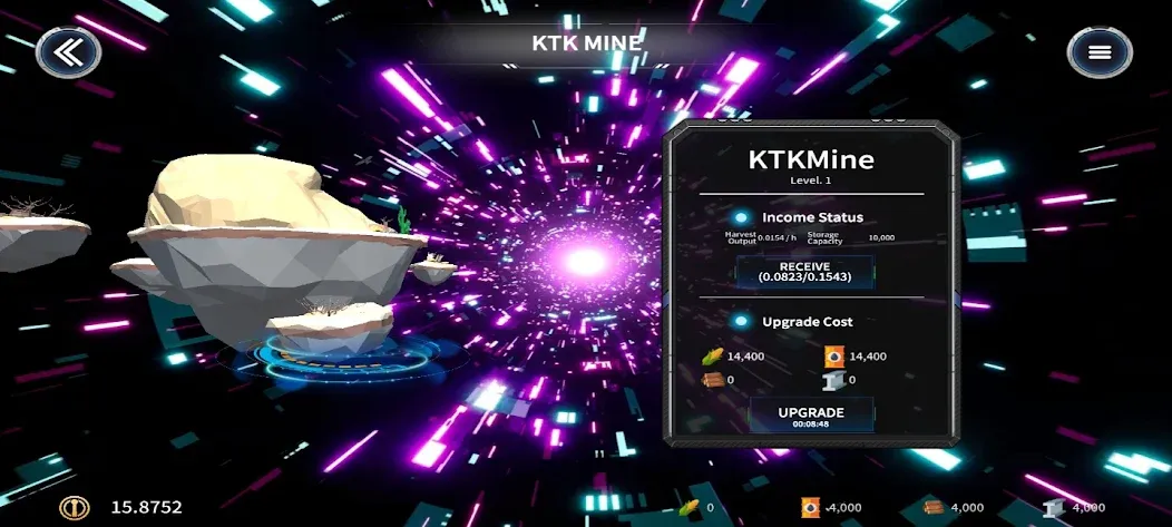 KTK Mining App [MOD: больше ресурсов и быстрый майнинг] Screenshot 5