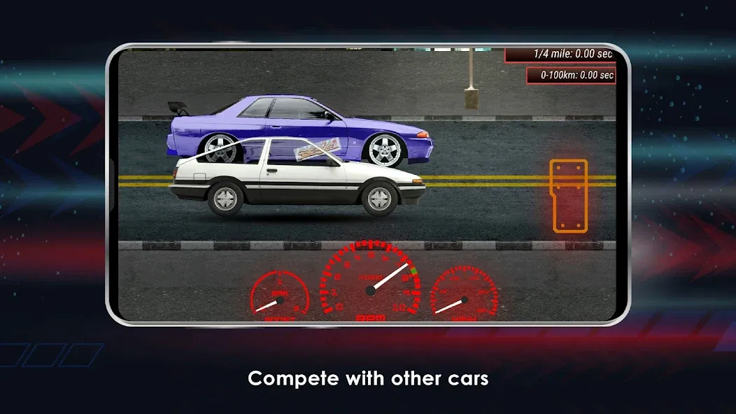 Japan Drag Racing [MOD: безлимитные деньги и открыты машины] Screenshot 3
