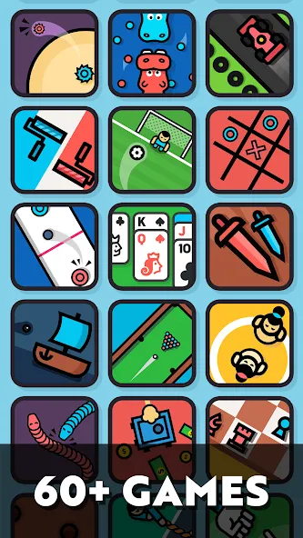 2 Player games : the Challenge [MOD: много мини-игр для двоих] Screenshot 1
