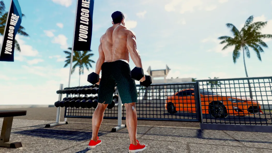 Iron Muscle IV - GYM simulator [MOD: безлимитные деньги и энергия] Screenshot 2