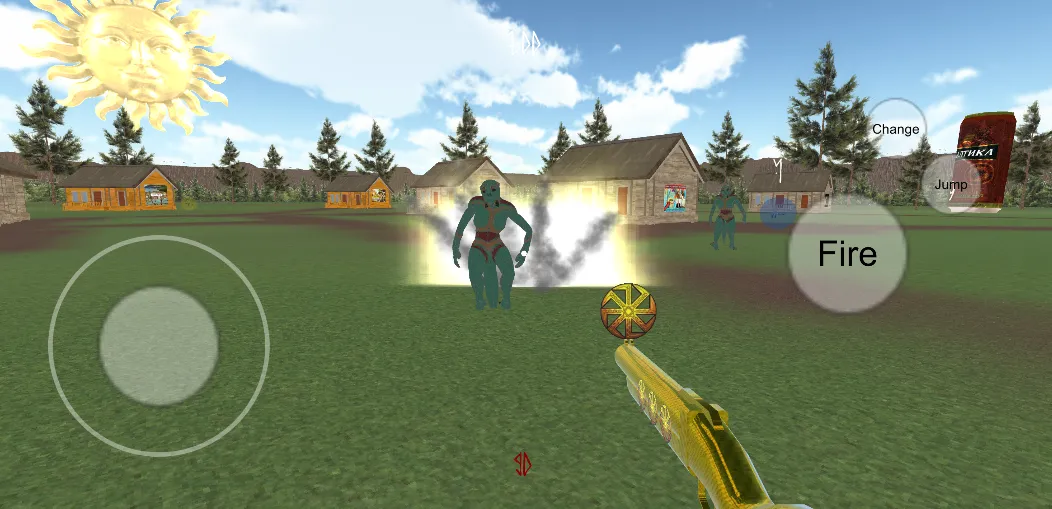 ДРЕВНИЕ РУСЫ ПРОТИВ ЯЩЕРОВ [MOD: безлимитные ресурсы и мощное оружие] Screenshot 2