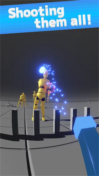Titan Shoot: 3D gun action [MOD: безлимитные патроны и усиленное оружие] Screenshot 4