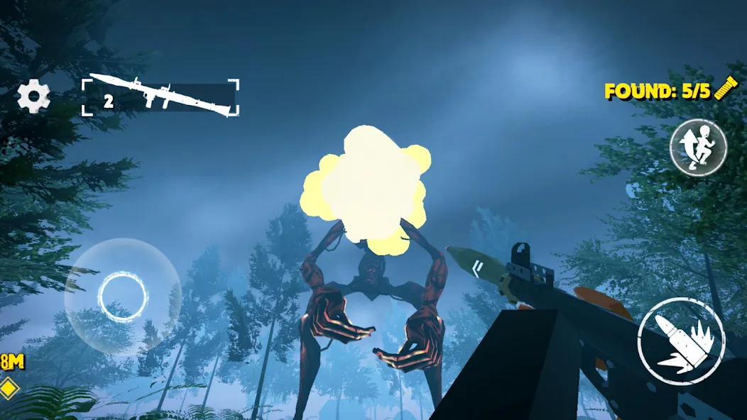 Siren horror: Big head game 3d [MOD: безлимитные деньги и оружие] Screenshot 2