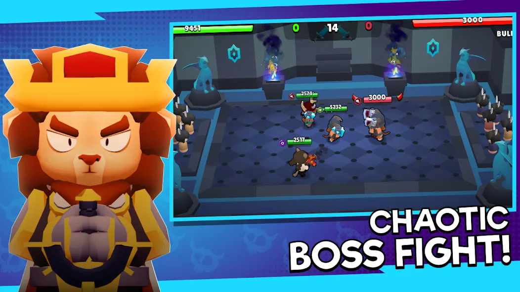 Hybrid Clash: Mini Auto PVP [MOD: безлимитные ресурсы и усиленные юниты] Screenshot 5