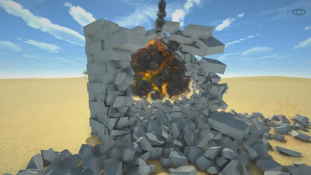Destruction simulator sandbox [MOD: разрушение без ограничений и все уровни открыты] Screenshot 2