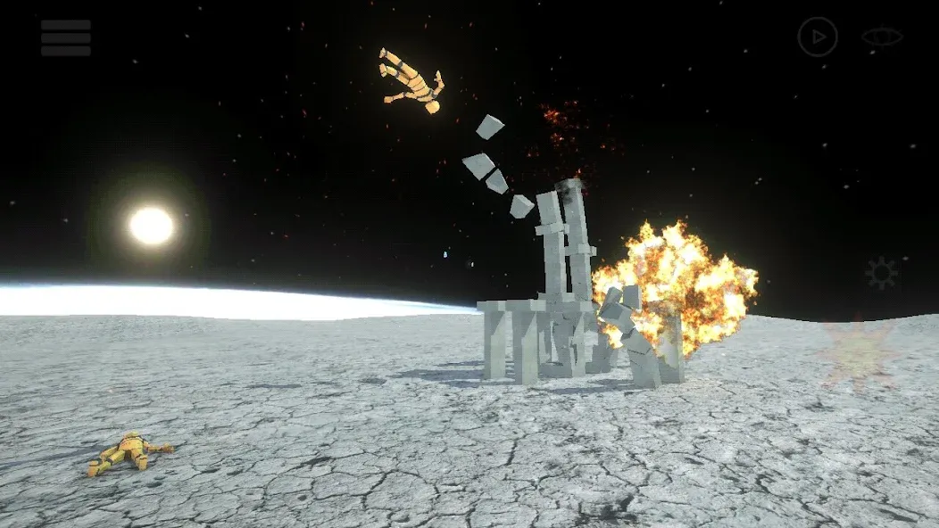 Destruction simulator sandbox [MOD: разрушение без ограничений и все уровни открыты] Screenshot 3