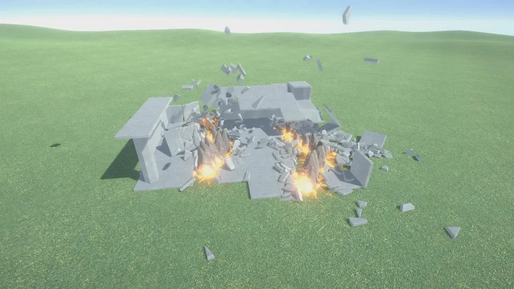 Destruction simulator sandbox [MOD: разрушение без ограничений и все уровни открыты] Screenshot 5