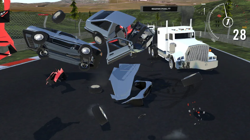 Destructive Car Race Generator [MOD: разрушительные гонки на выживание] Screenshot 2