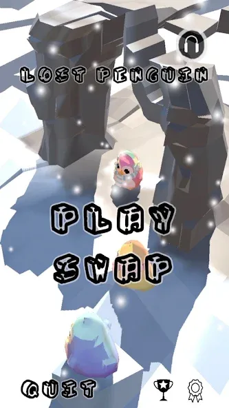 Lost Penguin - Endless Journey [MOD: бесконечные жизни и монеты] Screenshot 1