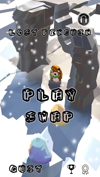 Lost Penguin - Endless Journey [MOD: бесконечные жизни и монеты] Screenshot 2
