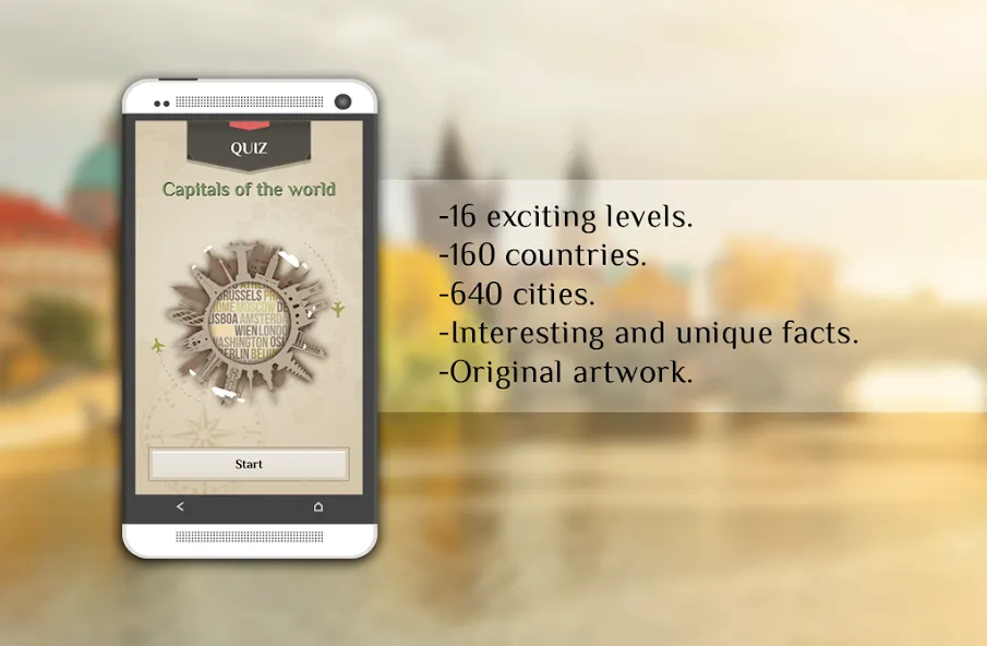 Quiz-Capitals of the world [MOD: все столицы мира открыты] Screenshot 1