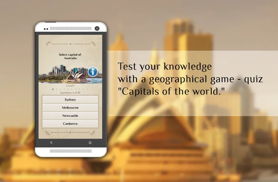 Quiz-Capitals of the world [MOD: все столицы мира открыты] Screenshot 2