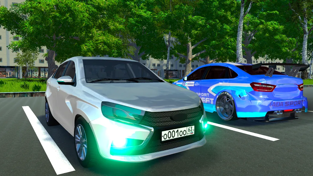 Lada - Russian Car Driving [MOD: русские машины и открытые трассы] Screenshot 1