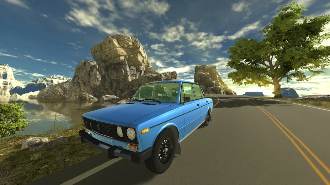 Russian Car Lada 3D [MOD: безлимитные деньги и топливо] Screenshot 1