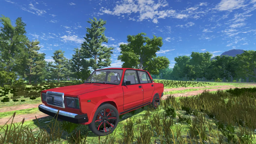 Russian Car Lada 3D [MOD: безлимитные деньги и топливо] Screenshot 2