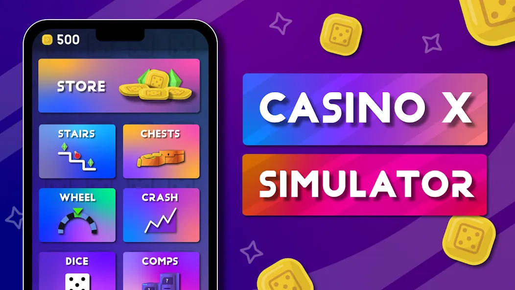 Casino X - Casino Simulator [MOD: безлимитные деньги и джекпоты] Screenshot 1