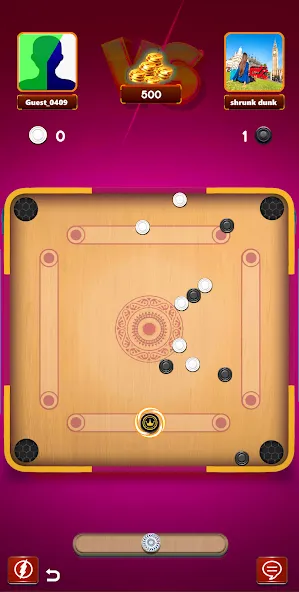 Carrom Board Clash : Pool game [MOD: безлимитные монеты и все уровни открыты] Screenshot 3
