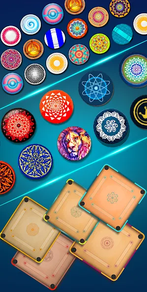 Carrom Board Clash : Pool game [MOD: безлимитные монеты и все уровни открыты] Screenshot 5